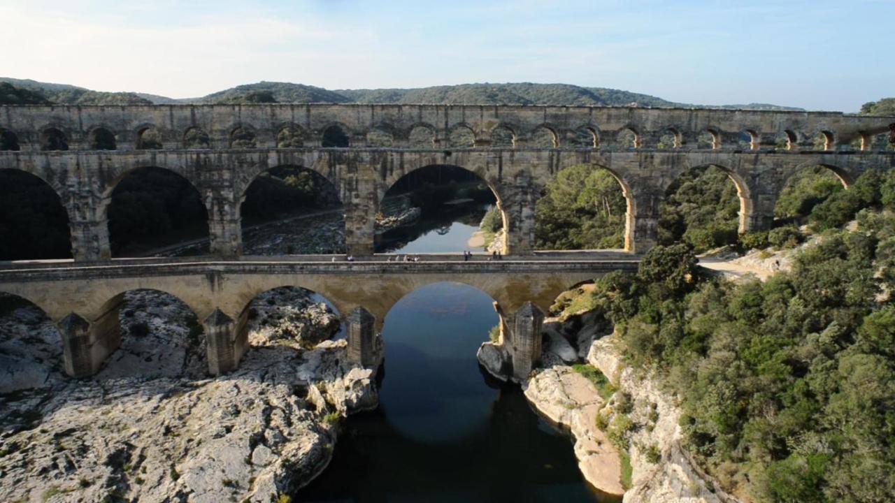 Studio Havre De Paix Au Pont Du Gard Piscine Et Jacuzzi Chez Valerie Payre Vers Pont du Gard Exterior photo